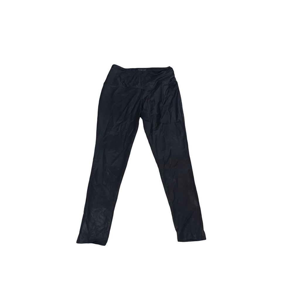 Women’s Size Large Rachel Zoe Black Coated Leggings